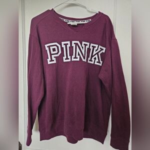 PINK burgundy sweatshirt
